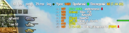 XVM mini v4 - нанесенный урон для World Of Tanks 9.14 и 9.14 XVM mini v4 - нанесенный урон для World Of Tanks 9.14 и 9.14