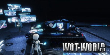 Miku - анимешный ангар для World Of Tanks 0.9.5 Miku - анимешный ангар для World Of Tanks 0.9.5